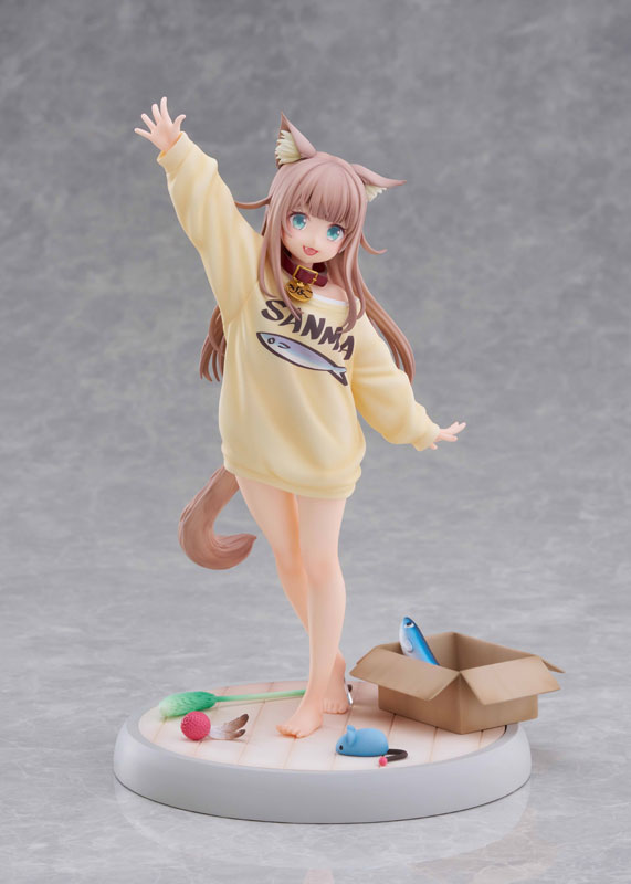 《我家貓咪是可愛女孩子》黃豆粉玩耍版模型今日開售 AmiAmi 限定版附贈叼魚臉 1 《我家貓咪是可愛女孩子》黃豆粉玩耍版模型今日開售 AmiAmi 限定版附贈叼魚臉