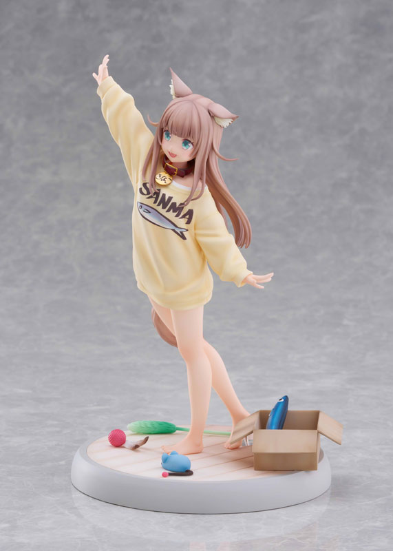 《我家貓咪是可愛女孩子》黃豆粉玩耍版模型今日開售 AmiAmi 限定版附贈叼魚臉 2 《我家貓咪是可愛女孩子》黃豆粉玩耍版模型今日開售 AmiAmi 限定版附贈叼魚臉