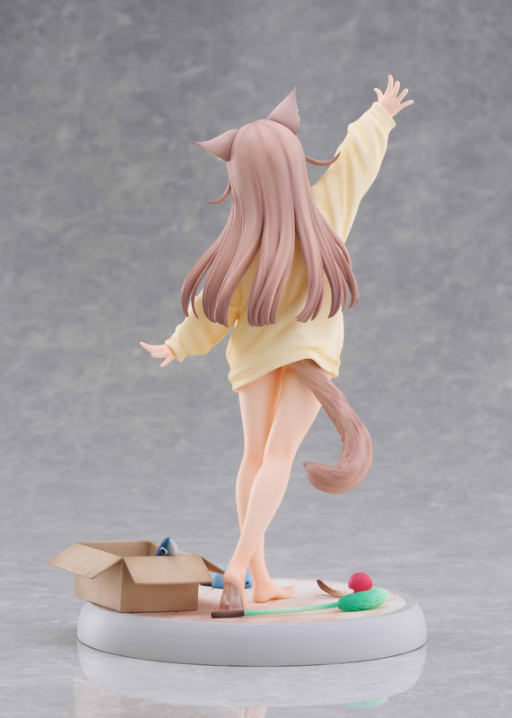 《我家貓咪是可愛女孩子》黃豆粉玩耍版模型今日開售 AmiAmi 限定版附贈叼魚臉 3 《我家貓咪是可愛女孩子》黃豆粉玩耍版模型今日開售 AmiAmi 限定版附贈叼魚臉