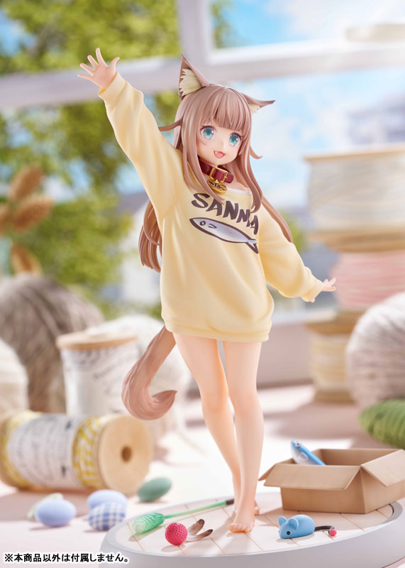 《我家貓咪是可愛女孩子》黃豆粉玩耍版模型今日開售 AmiAmi 限定版附贈叼魚臉 13 《我家貓咪是可愛女孩子》黃豆粉玩耍版模型今日開售 AmiAmi 限定版附贈叼魚臉