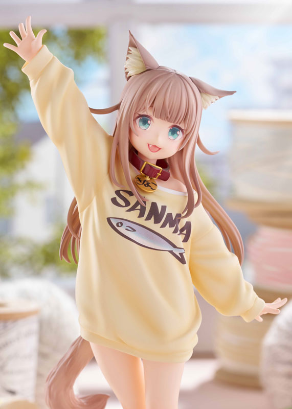 《我家貓咪是可愛女孩子》黃豆粉玩耍版模型今日開售 AmiAmi 限定版附贈叼魚臉 14 《我家貓咪是可愛女孩子》黃豆粉玩耍版模型今日開售 AmiAmi 限定版附贈叼魚臉