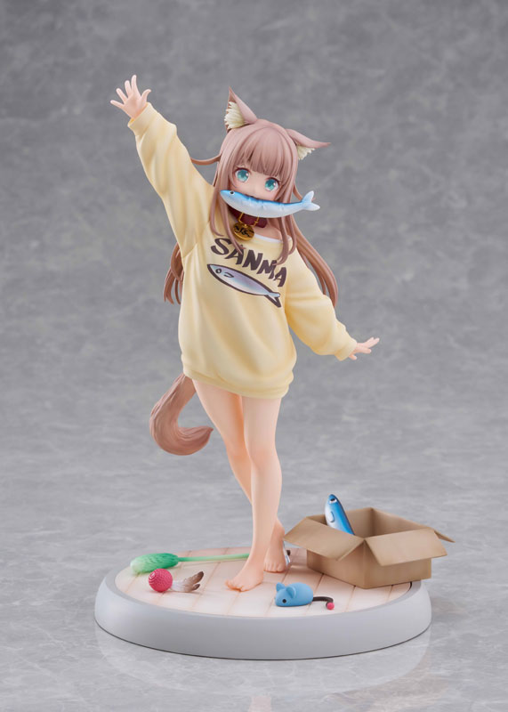 《我家貓咪是可愛女孩子》黃豆粉玩耍版模型今日開售 AmiAmi 限定版附贈叼魚臉 20 《我家貓咪是可愛女孩子》黃豆粉玩耍版模型今日開售 AmiAmi 限定版附贈叼魚臉