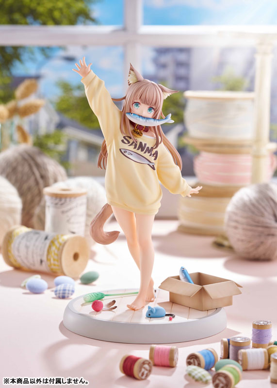《我家貓咪是可愛女孩子》黃豆粉玩耍版模型今日開售 AmiAmi 限定版附贈叼魚臉 23 《我家貓咪是可愛女孩子》黃豆粉玩耍版模型今日開售 AmiAmi 限定版附贈叼魚臉