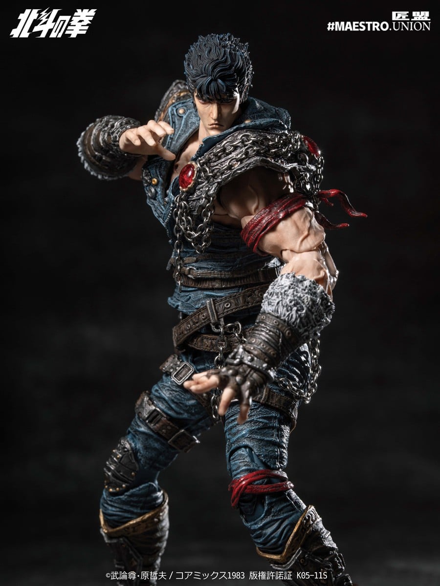 《北斗之拳》拳四郎 1/12 可動人偶預購開始!MAESTRO UNION 重現百裂拳 7 《北斗之拳》拳四郎 1/12 可動人偶預購開始!MAESTRO UNION 重現百裂拳