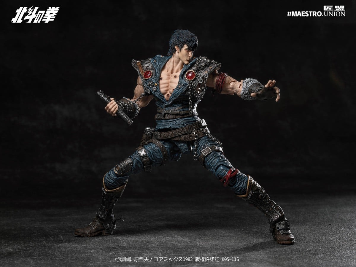 《北斗之拳》拳四郎 1/12 可動人偶預購開始!MAESTRO UNION 重現百裂拳 11 《北斗之拳》拳四郎 1/12 可動人偶預購開始!MAESTRO UNION 重現百裂拳