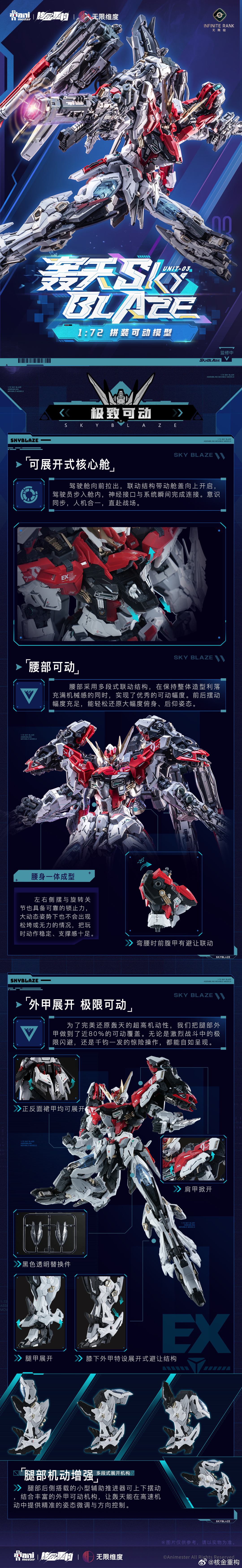 核金重構原創機器人「03號機-轟天號」1/72組裝模型公開 預計2026年冬季發售 10 核金重構原創機器人「03號機-轟天號」1/72組裝模型公開 預計2026年冬季發售
