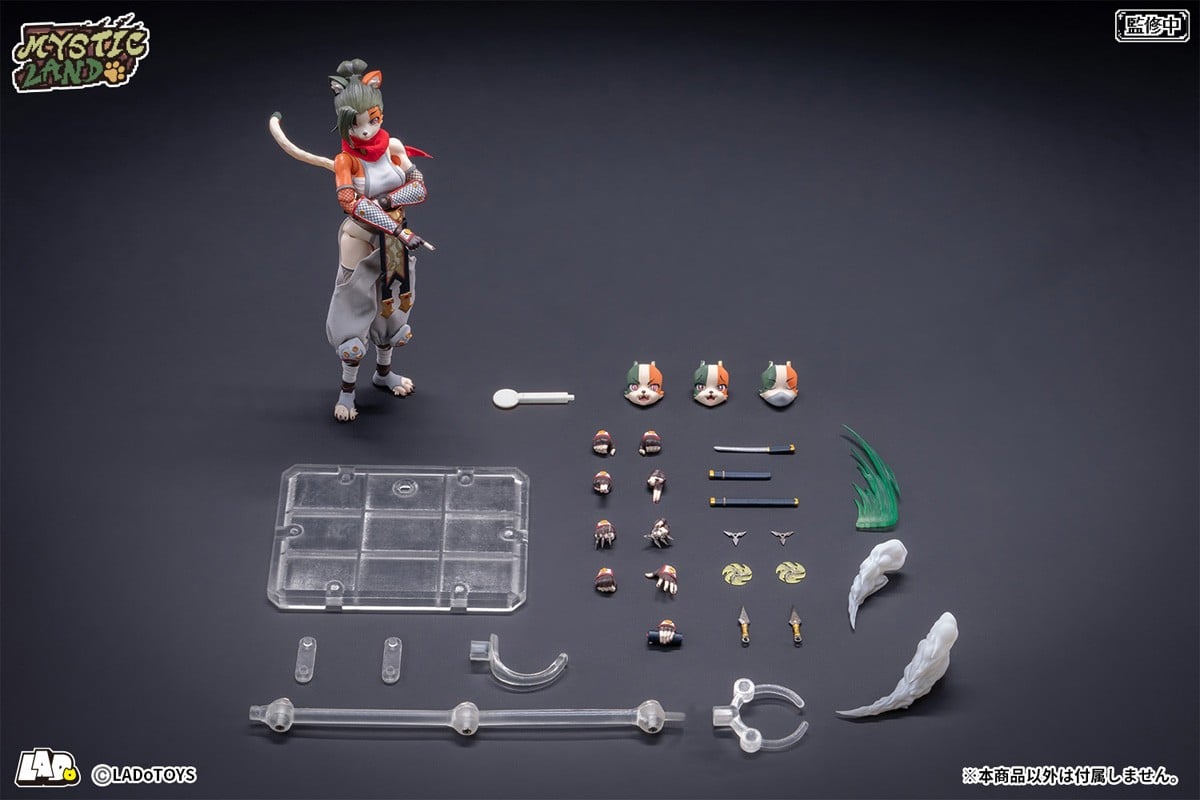 獸人系美少女登場!LADo TOYS「Tonia 忍者 Ver.」1/12 可動人偶正式預約 2 獸人系美少女登場!LADo TOYS「Tonia 忍者 Ver.」1/12 可動人偶正式預約