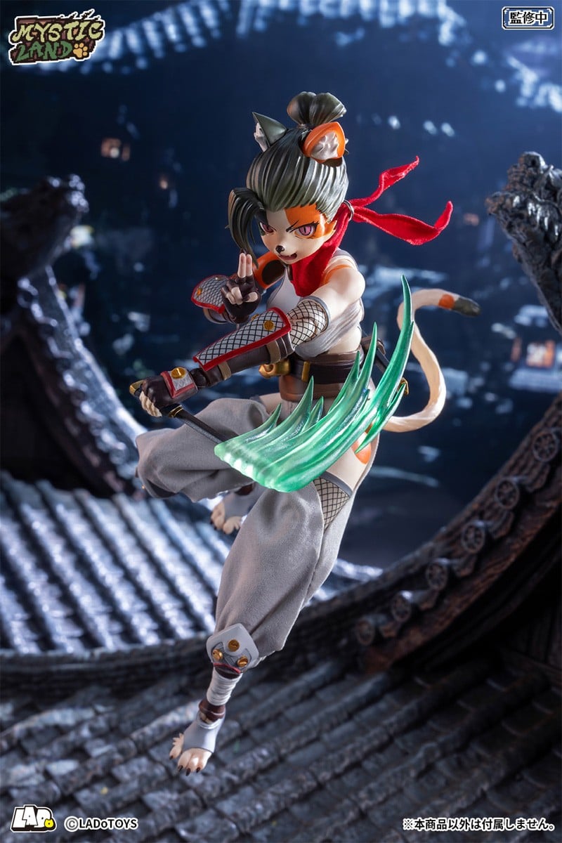 獸人系美少女登場!LADo TOYS「Tonia 忍者 Ver.」1/12 可動人偶正式預約 7 獸人系美少女登場!LADo TOYS「Tonia 忍者 Ver.」1/12 可動人偶正式預約