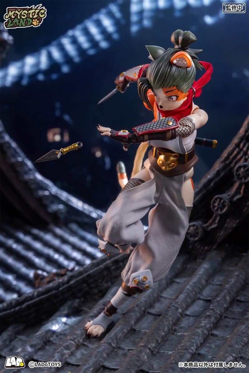 獸人系美少女登場!LADo TOYS「Tonia 忍者 Ver.」1/12 可動人偶正式預約 10 獸人系美少女登場!LADo TOYS「Tonia 忍者 Ver.」1/12 可動人偶正式預約