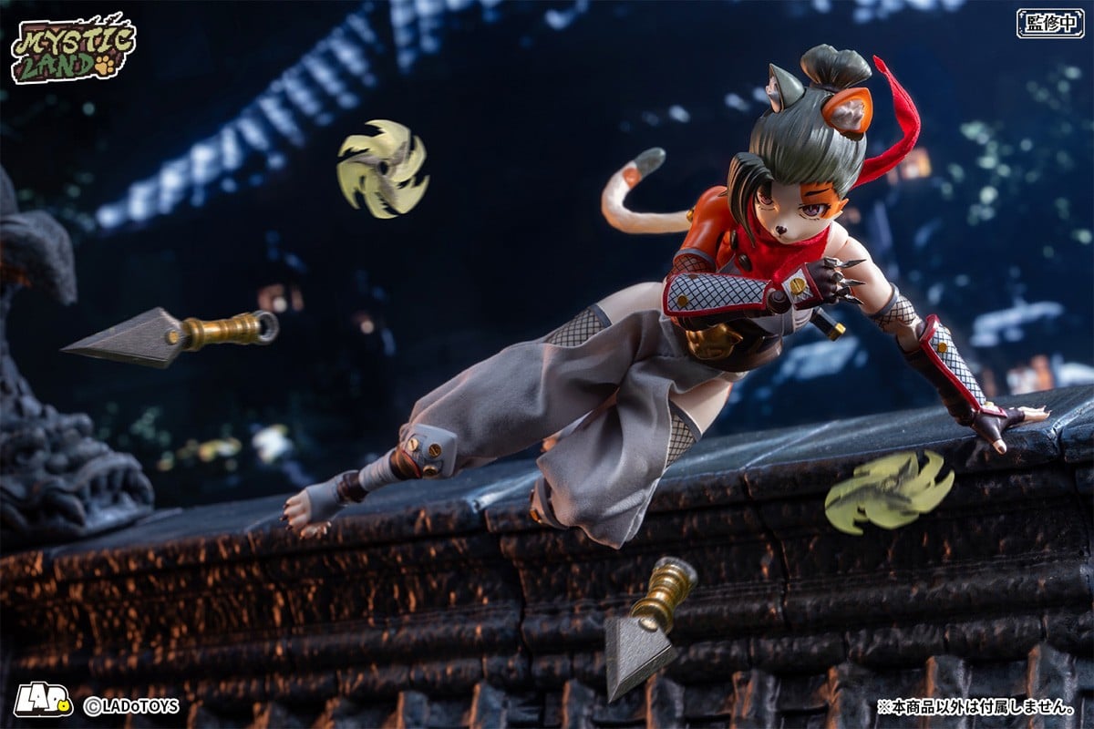 獸人系美少女登場!LADo TOYS「Tonia 忍者 Ver.」1/12 可動人偶正式預約 11 獸人系美少女登場!LADo TOYS「Tonia 忍者 Ver.」1/12 可動人偶正式預約