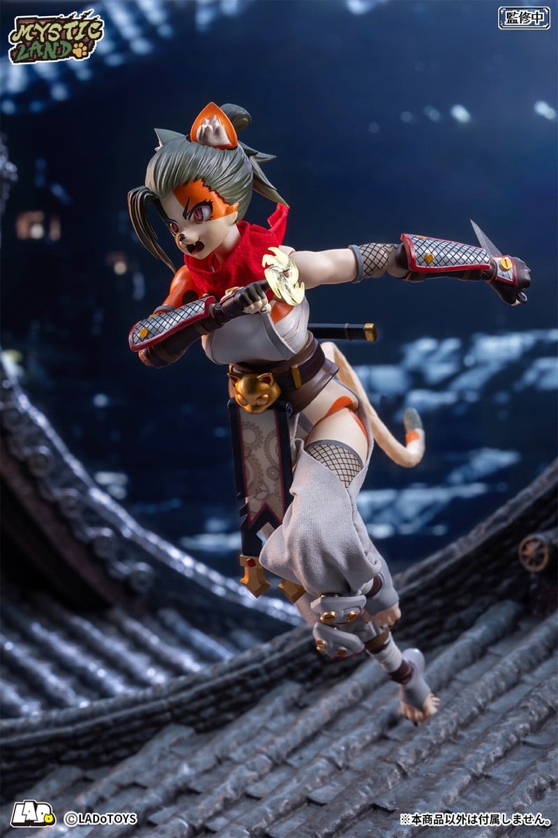 獸人系美少女登場!LADo TOYS「Tonia 忍者 Ver.」1/12 可動人偶正式預約 12 獸人系美少女登場!LADo TOYS「Tonia 忍者 Ver.」1/12 可動人偶正式預約