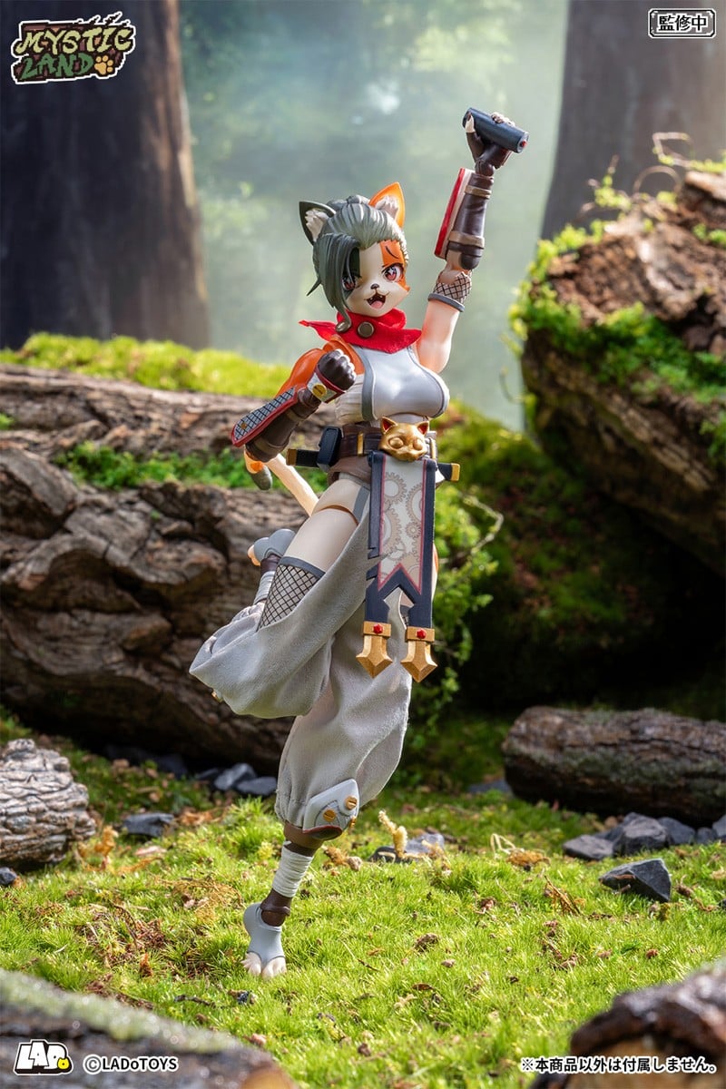 獸人系美少女登場!LADo TOYS「Tonia 忍者 Ver.」1/12 可動人偶正式預約 14 獸人系美少女登場!LADo TOYS「Tonia 忍者 Ver.」1/12 可動人偶正式預約