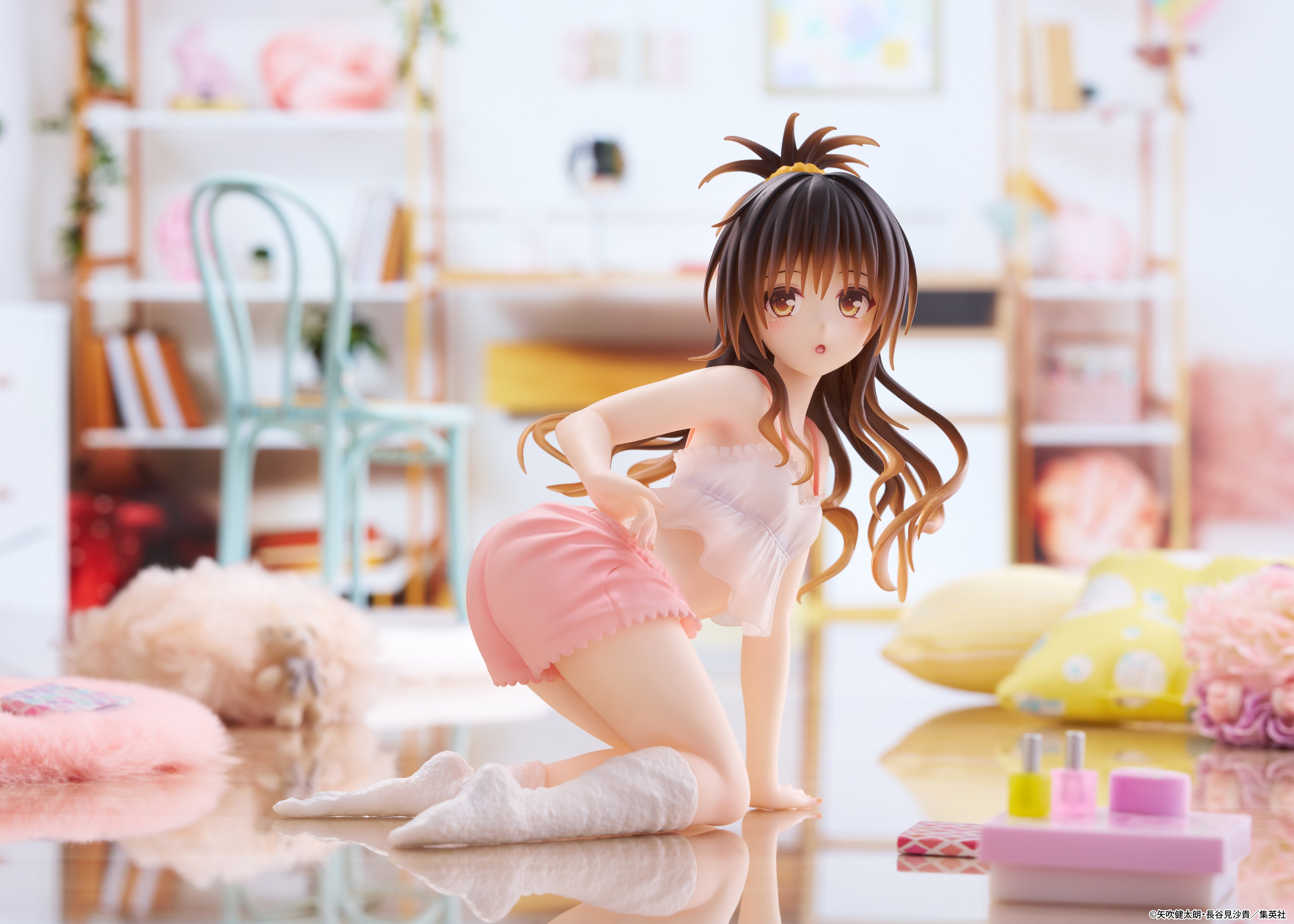 TAITO 發表《出包王女》結城美柑居家服景品模型彩色原型 1 TAITO 發表《出包王女》結城美柑居家服景品模型彩色原型