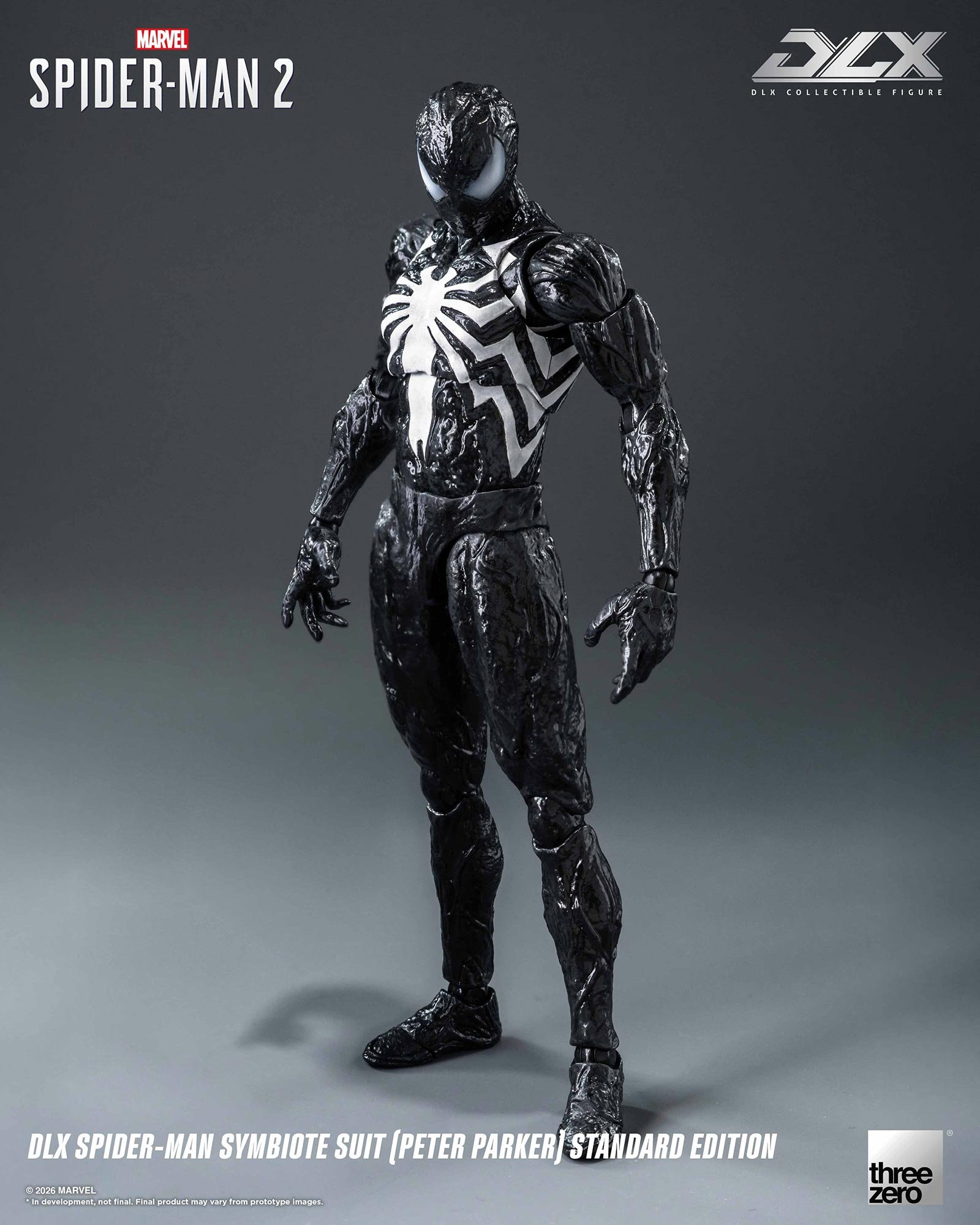 threezero 漫威蜘蛛人 2 共生體戰衣 DLX 可動人偶公開 預計 2026 年底上市 2 threezero 漫威蜘蛛人 2 共生體戰衣 DLX 可動人偶公開 預計 2026 年底上市