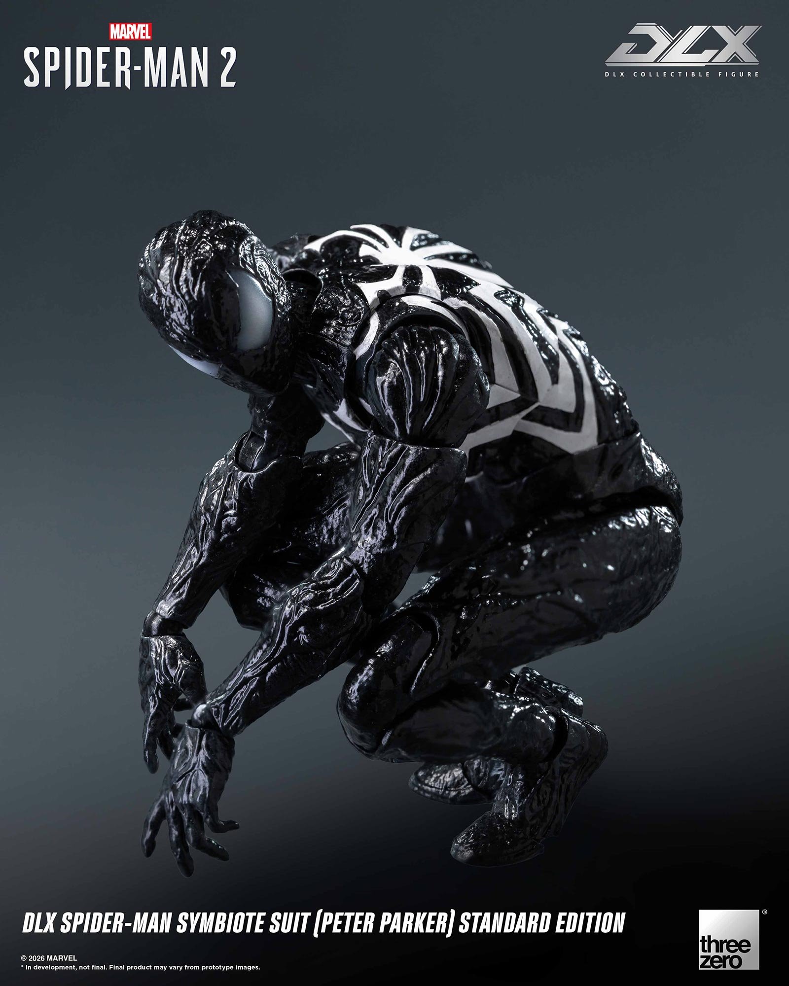 threezero 漫威蜘蛛人 2 共生體戰衣 DLX 可動人偶公開 預計 2026 年底上市 4 threezero 漫威蜘蛛人 2 共生體戰衣 DLX 可動人偶公開 預計 2026 年底上市