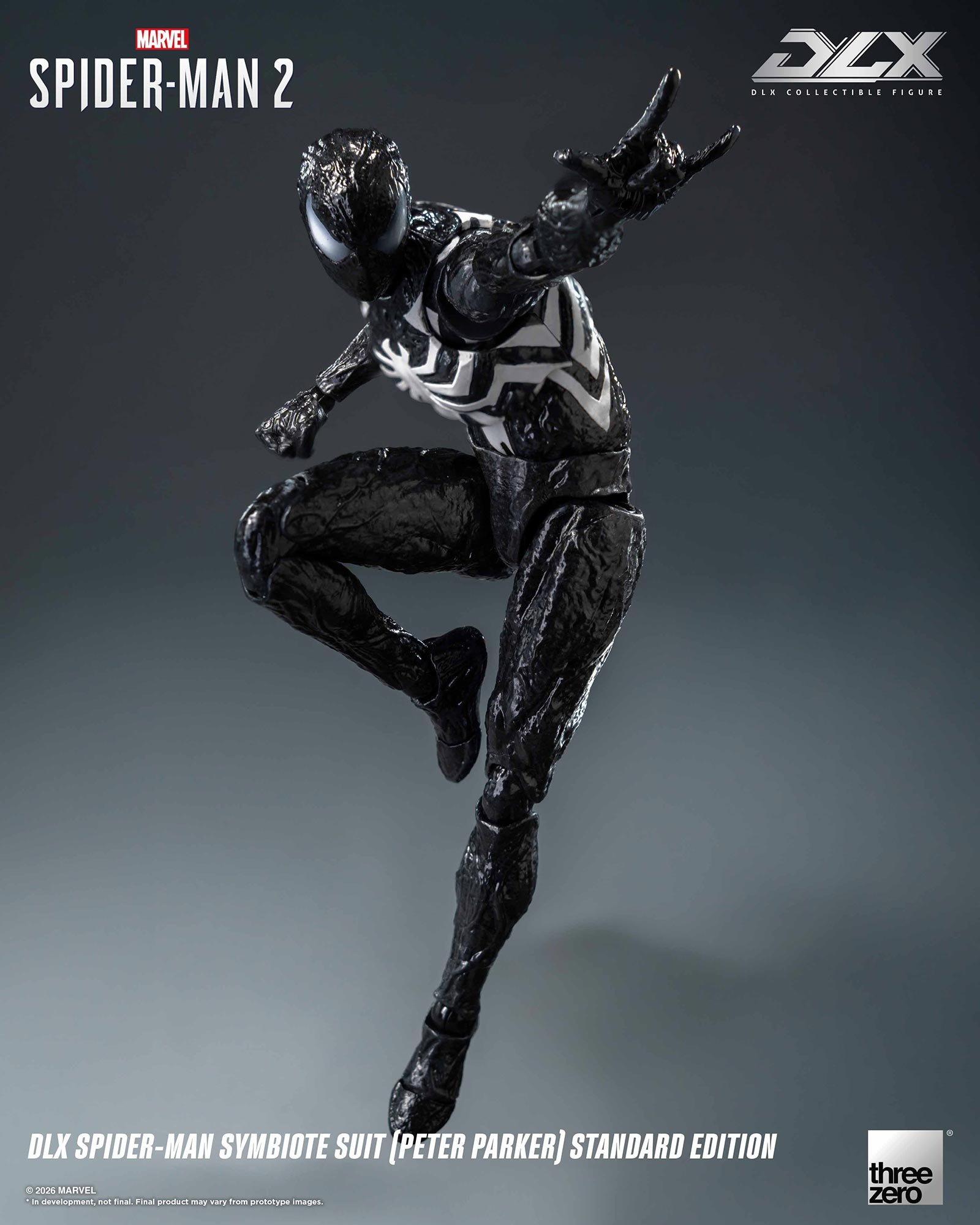 threezero 漫威蜘蛛人 2 共生體戰衣 DLX 可動人偶公開 預計 2026 年底上市 6 threezero 漫威蜘蛛人 2 共生體戰衣 DLX 可動人偶公開 預計 2026 年底上市