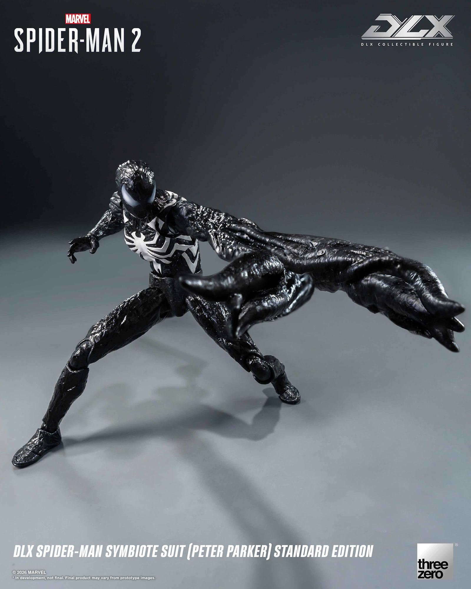threezero 漫威蜘蛛人 2 共生體戰衣 DLX 可動人偶公開 預計 2026 年底上市 9 threezero 漫威蜘蛛人 2 共生體戰衣 DLX 可動人偶公開 預計 2026 年底上市