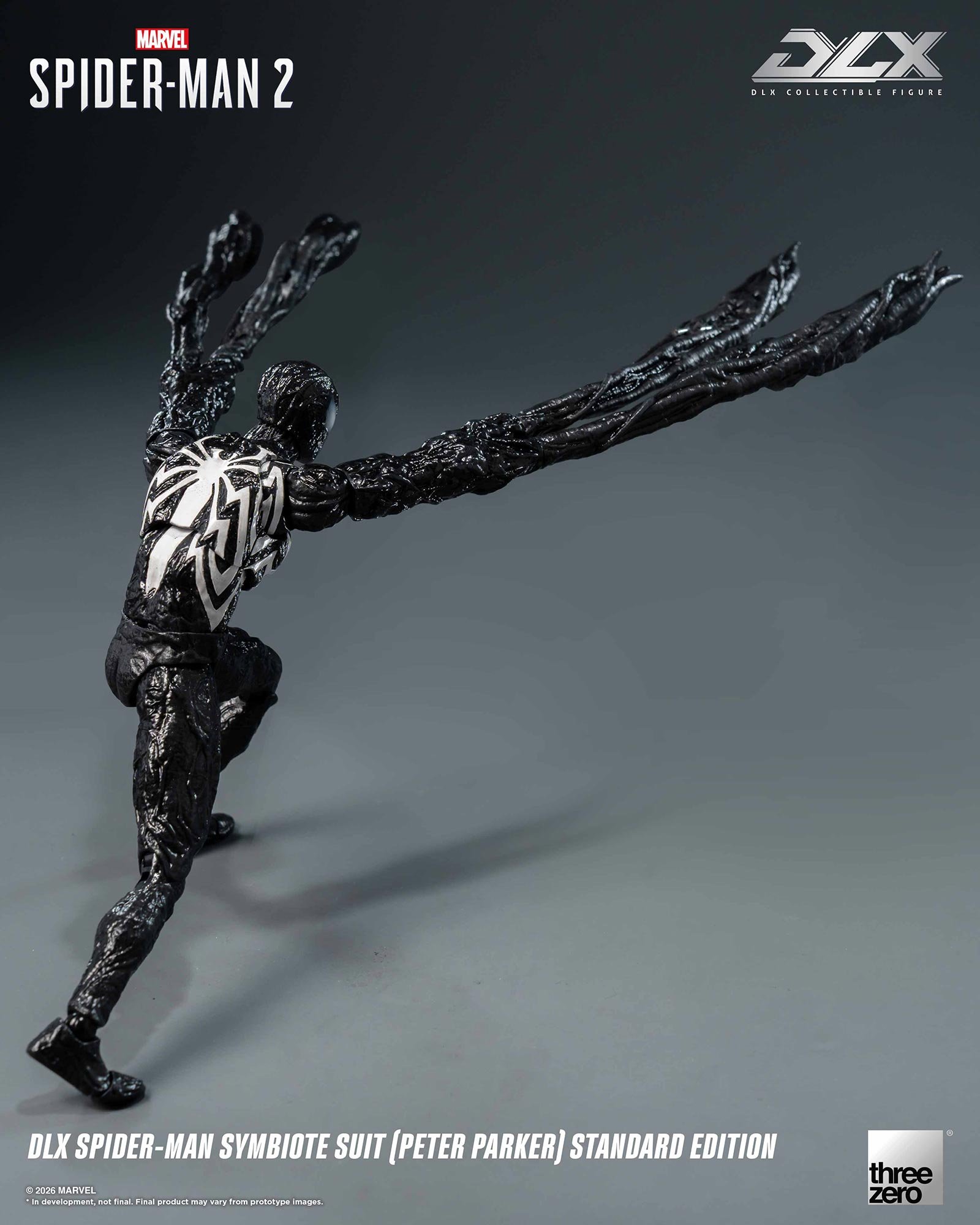 threezero 漫威蜘蛛人 2 共生體戰衣 DLX 可動人偶公開 預計 2026 年底上市 11 threezero 漫威蜘蛛人 2 共生體戰衣 DLX 可動人偶公開 預計 2026 年底上市