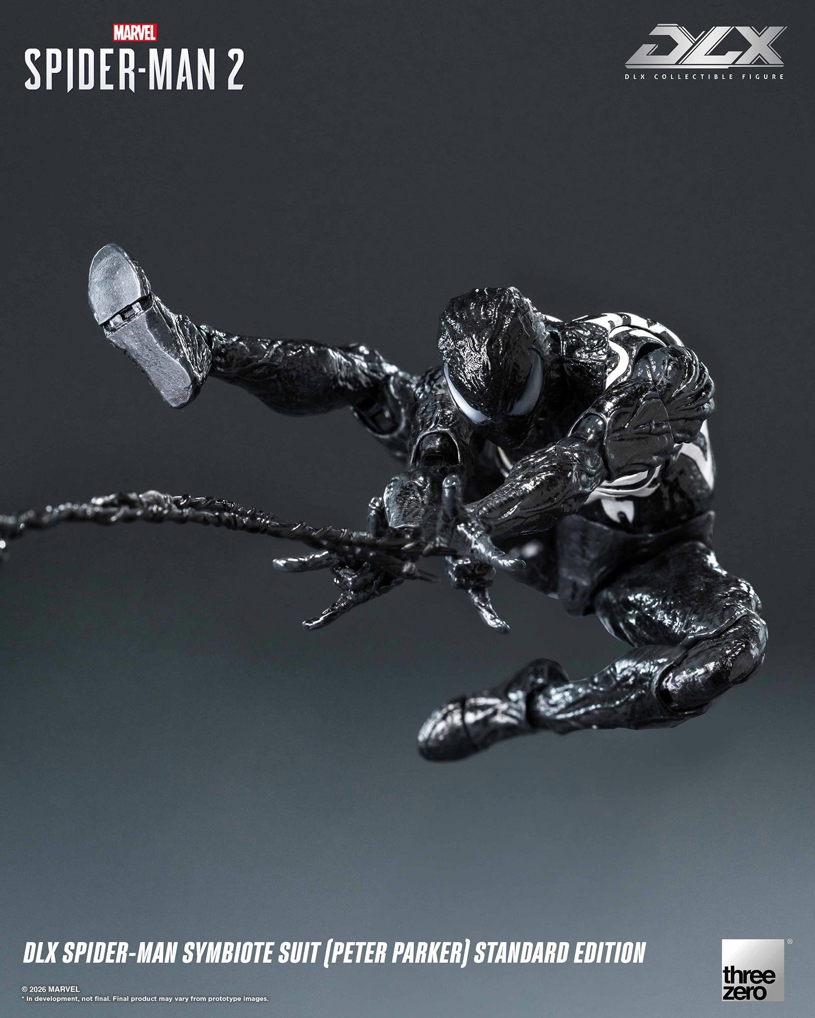 threezero 漫威蜘蛛人 2 共生體戰衣 DLX 可動人偶公開 預計 2026 年底上市 14 threezero 漫威蜘蛛人 2 共生體戰衣 DLX 可動人偶公開 預計 2026 年底上市
