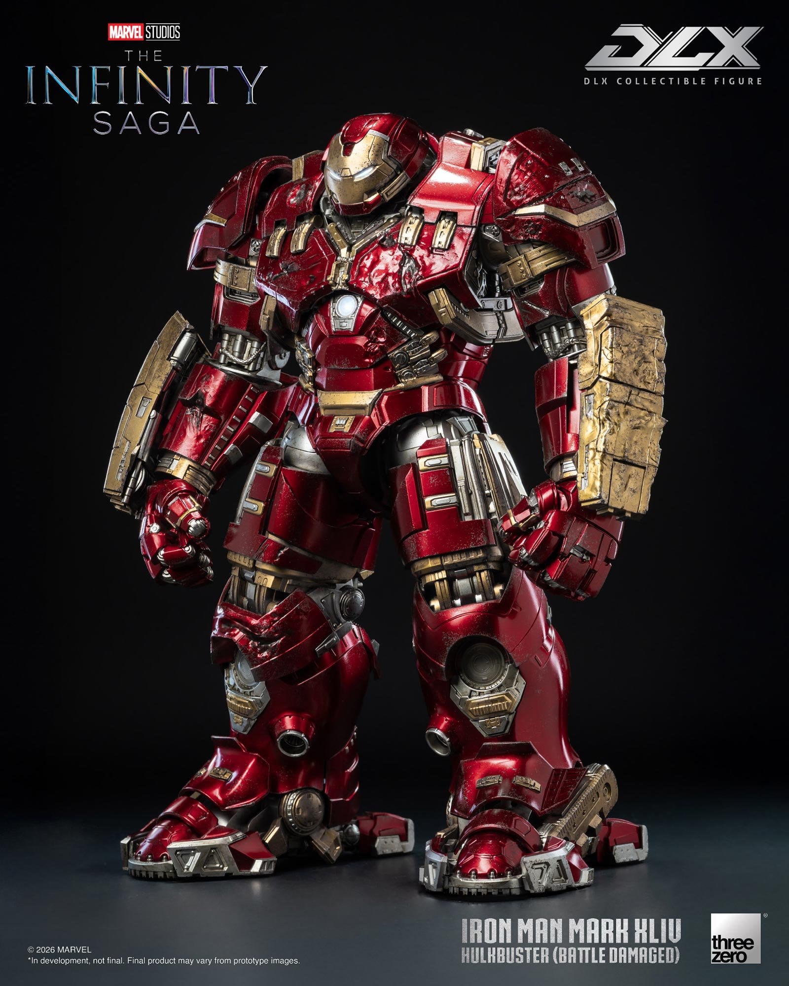 threezero DLX 鋼鐵人馬克44浩克毀滅者戰損版試作公開 2 threezero DLX 鋼鐵人馬克44浩克毀滅者戰損版試作公開