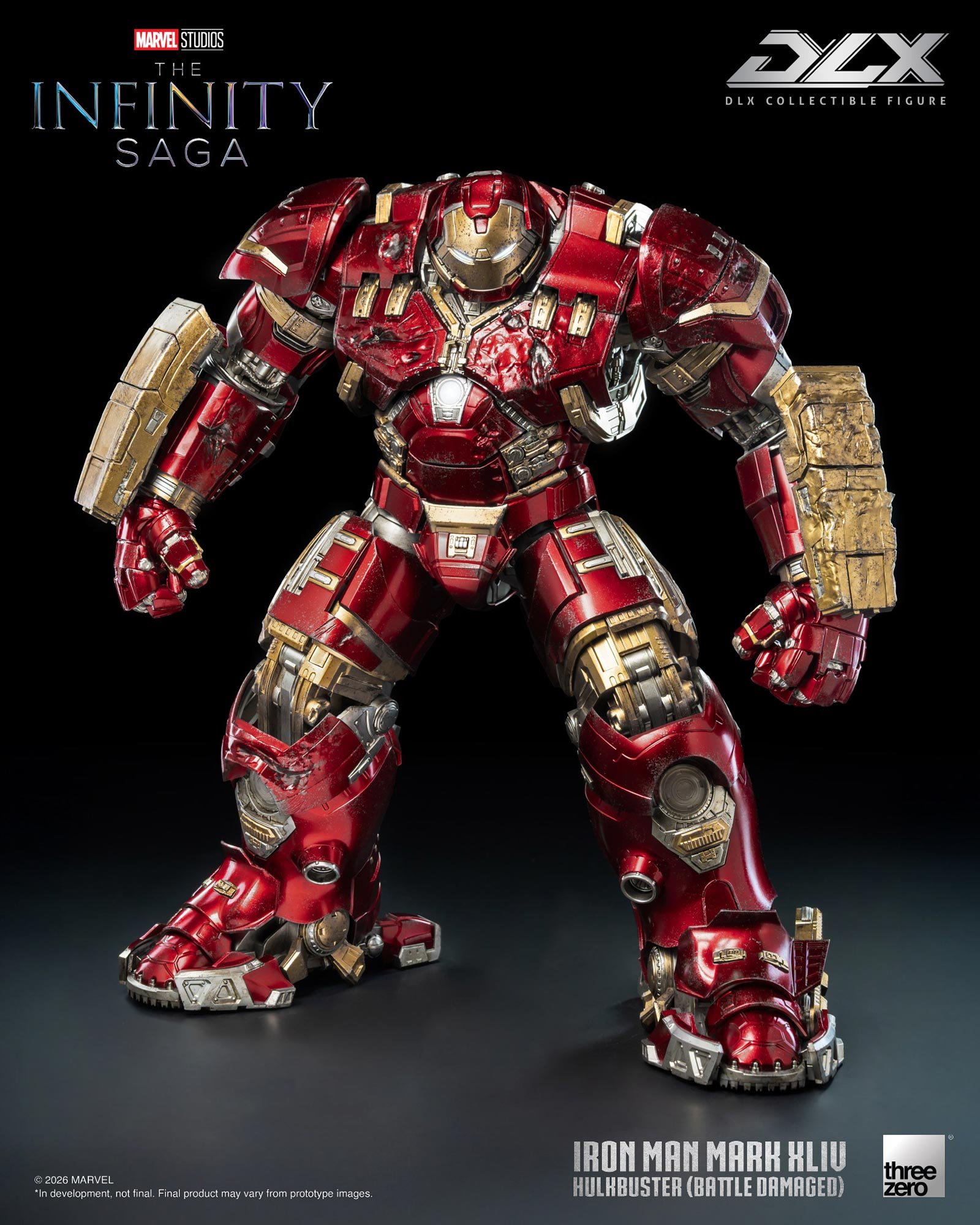 threezero DLX 鋼鐵人馬克44浩克毀滅者戰損版試作公開 9 threezero DLX 鋼鐵人馬克44浩克毀滅者戰損版試作公開