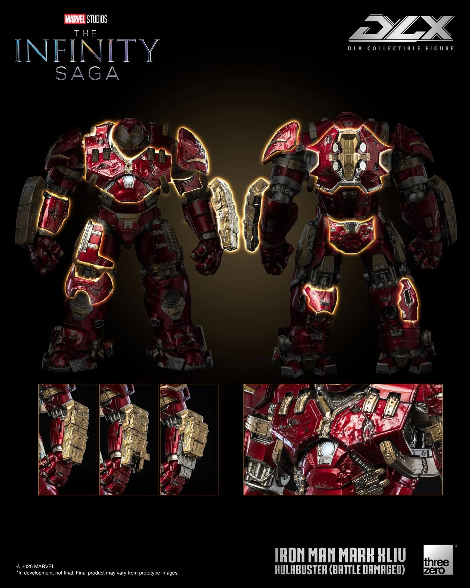 threezero DLX 鋼鐵人馬克44浩克毀滅者戰損版試作公開 10 threezero DLX 鋼鐵人馬克44浩克毀滅者戰損版試作公開