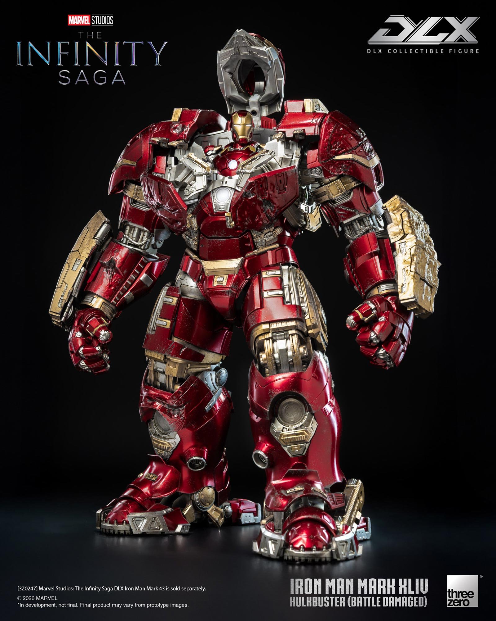 threezero DLX 鋼鐵人馬克44浩克毀滅者戰損版試作公開 11 threezero DLX 鋼鐵人馬克44浩克毀滅者戰損版試作公開