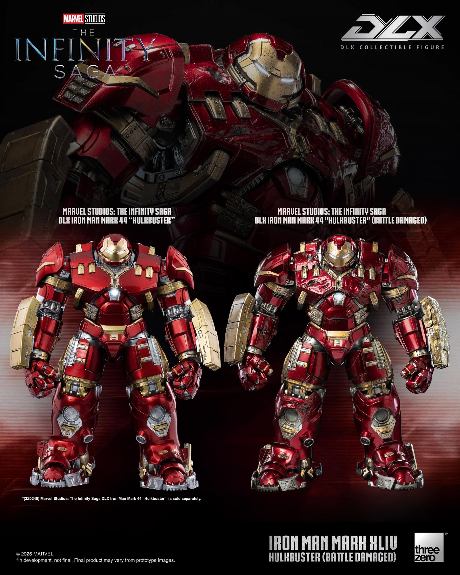 threezero DLX 鋼鐵人馬克44浩克毀滅者戰損版試作公開 14 threezero DLX 鋼鐵人馬克44浩克毀滅者戰損版試作公開
