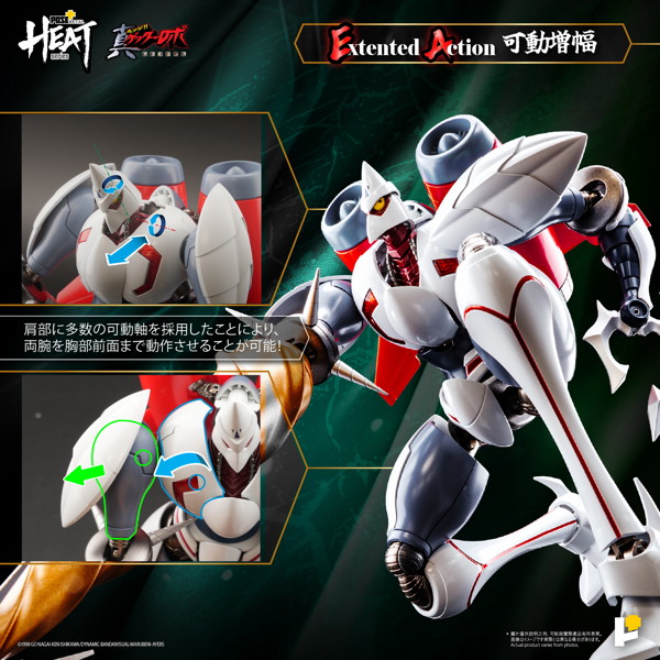POSE+ METAL HEAT 真蓋特 2 號開放預購!獨家可動眼設計重現經典姿態 7 POSE+ METAL HEAT 真蓋特 2 號開放預購!獨家可動眼設計重現經典姿態
