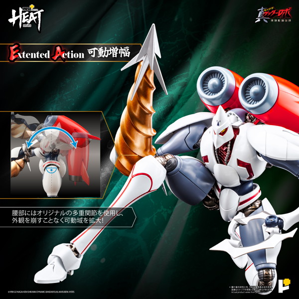 POSE+ METAL HEAT 真蓋特 2 號開放預購!獨家可動眼設計重現經典姿態 8 POSE+ METAL HEAT 真蓋特 2 號開放預購!獨家可動眼設計重現經典姿態