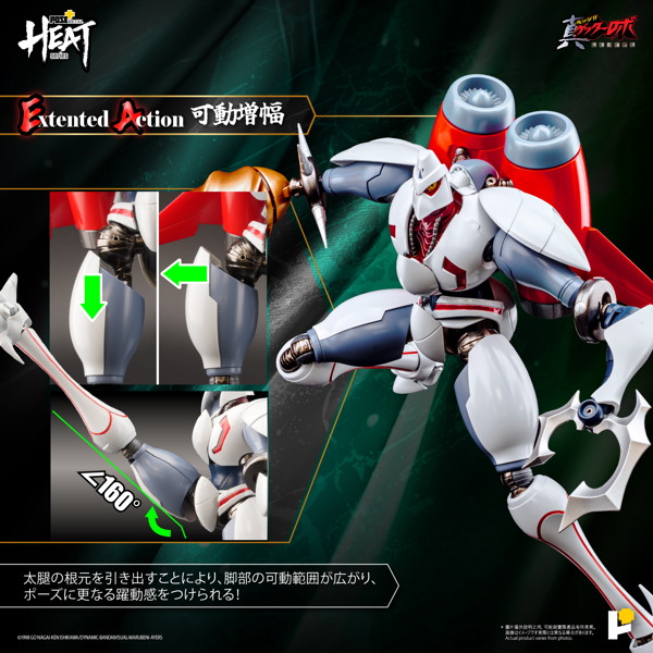 POSE+ METAL HEAT 真蓋特 2 號開放預購!獨家可動眼設計重現經典姿態 9 POSE+ METAL HEAT 真蓋特 2 號開放預購!獨家可動眼設計重現經典姿態