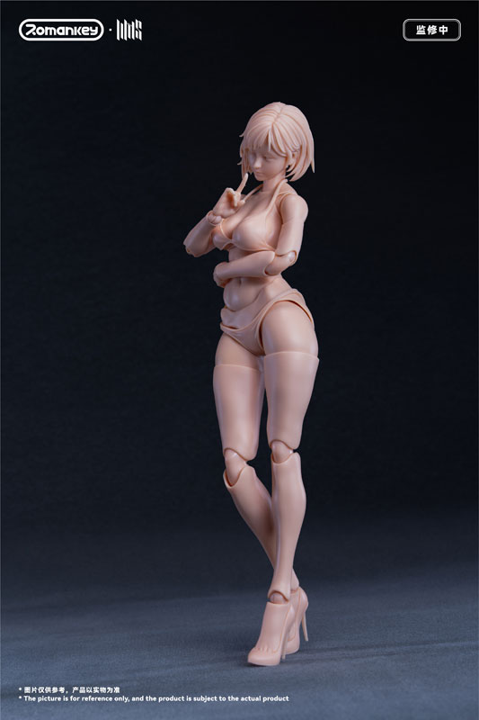 Romankey「UMS004 超可動女性素體」1/12 可動人偶開放預約 展現極致關節美學 13 Romankey「UMS004 超可動女性素體」1/12 可動人偶開放預約 展現極致關節美學