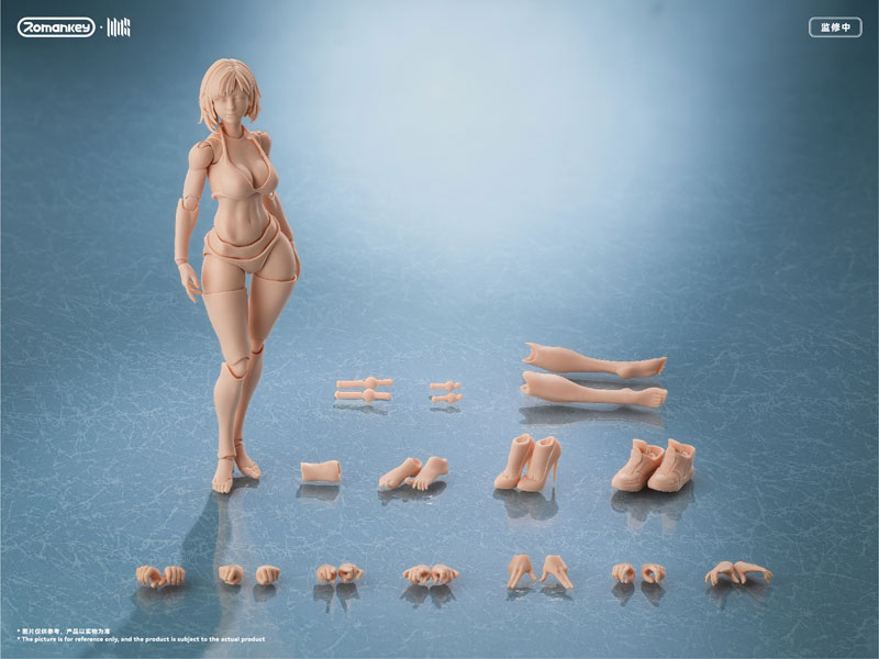 Romankey「UMS004 超可動女性素體」1/12 可動人偶開放預約 展現極致關節美學 28 Romankey「UMS004 超可動女性素體」1/12 可動人偶開放預約 展現極致關節美學