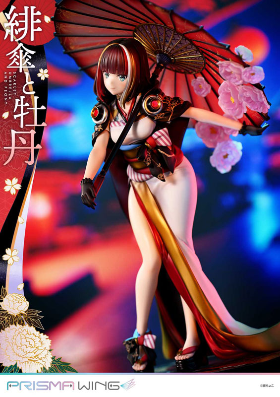 藤ちょこ原創插畫「緋傘與牡丹」實體化!PRISMA WING 絕美和風模型明日開賣 7 藤ちょこ原創插畫「緋傘與牡丹」實體化!PRISMA WING 絕美和風模型明日開賣