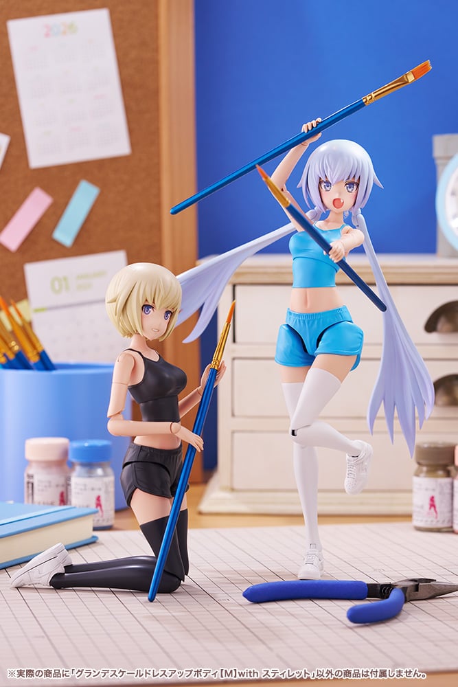 壽屋《創彩少女庭園》Stylet 雙素體亮相 支援 1/6 布衣 2026 年上市 3 壽屋《創彩少女庭園》Stylet 雙素體亮相 支援 1/6 布衣 2026 年上市