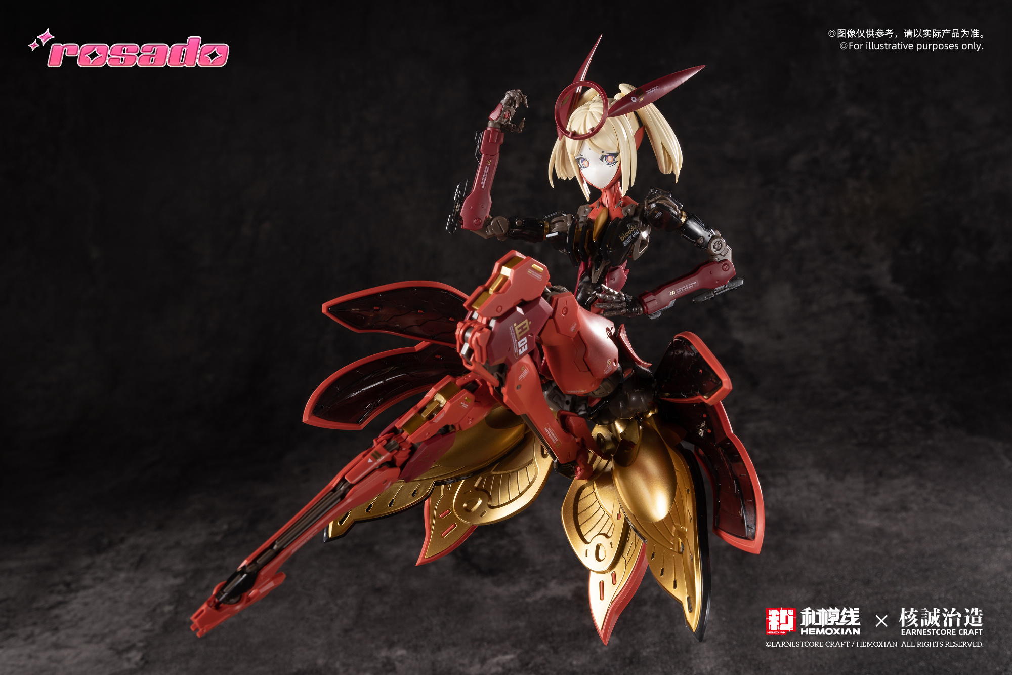 核誠治造《RS-03 星花・リリィ MK3 -赤血-》原創機娘模型原型公開 高密度細節武裝亮相 7 核誠治造《RS-03 星花・リリィ MK3 -赤血-》原創機娘模型原型公開 高密度細節武裝亮相