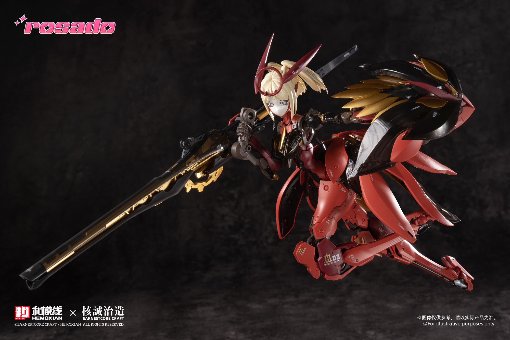 核誠治造《RS-03 星花・リリィ MK3 -赤血-》原創機娘模型原型公開 高密度細節武裝亮相 9 核誠治造《RS-03 星花・リリィ MK3 -赤血-》原創機娘模型原型公開 高密度細節武裝亮相