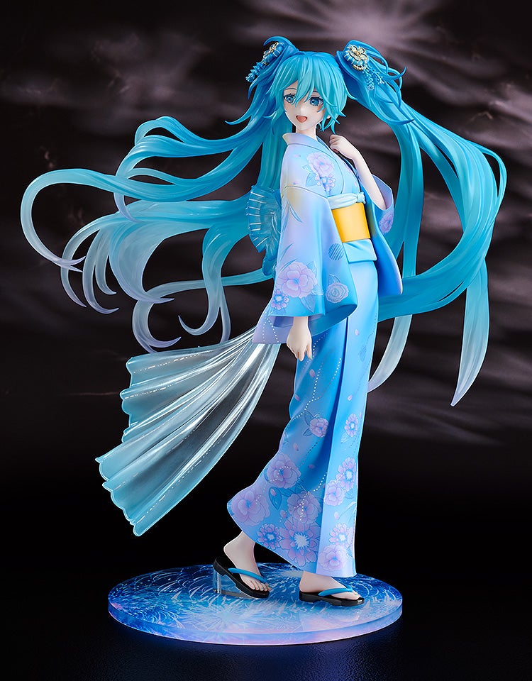 GSC推出《初音未來》花火浴衣模型 1/7比例透明髮絲展現16周年夢幻感 8 GSC推出《初音未來》花火浴衣模型 1/7比例透明髮絲展現16周年夢幻感
