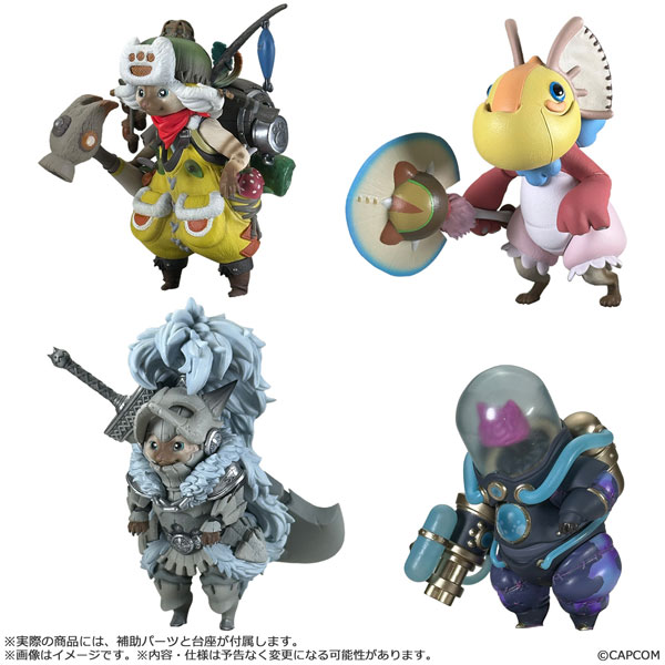 CFB《魔物獵人 荒野》隨從艾路收藏集 2027 年發售一套四款不重複 1 CFB《魔物獵人 荒野》隨從艾路收藏集 2027 年發售一套四款不重複