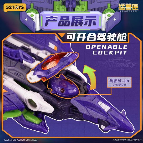 52TOYS《BEASTDRIVE》渦潮外裝 實現鯤鵬海空雙棲變形 20 52TOYS《BEASTDRIVE》渦潮外裝 實現鯤鵬海空雙棲變形