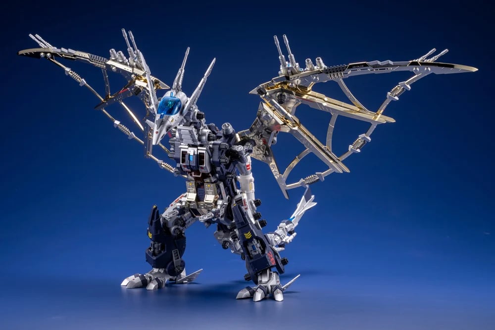 壽屋 HMM《ZOIDS》黃金之翼 Salamander F2 預購開跑 全機電鍍 2026 年上市