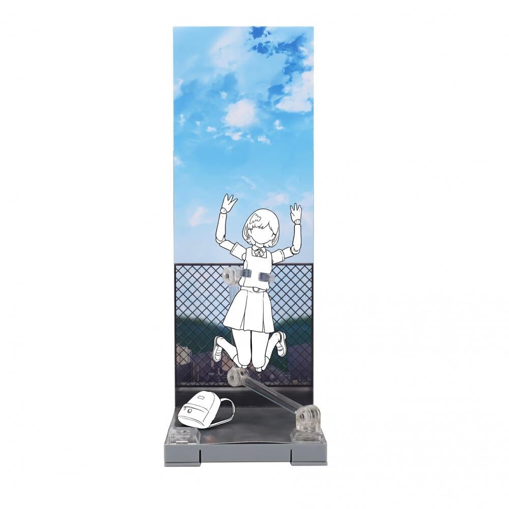 日本玩具反斗城 Playpop 推出 1/12 可動人偶支架 附森林與屋頂場景組售價約 460 元