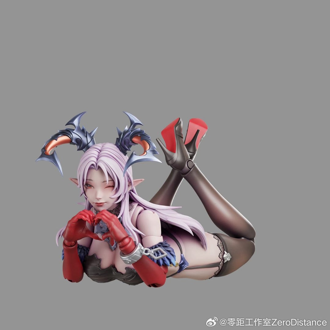 ZERO DISTANCE《Idle Angels》路西法可動人偶預購中,附黑絲替換腿與豪華版胸部零件