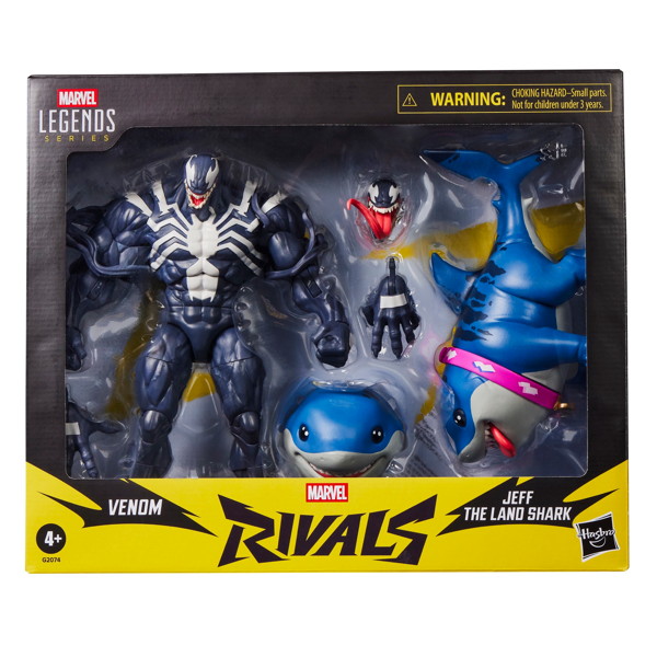 Hasbro《Marvel Rivals》人偶 蜘蛛人、猛毒與小鯊魚Jeff實體化 2026年出貨