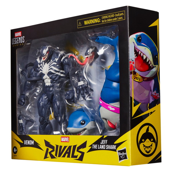 Hasbro《Marvel Rivals》人偶 蜘蛛人、猛毒與小鯊魚Jeff實體化 2026年出貨