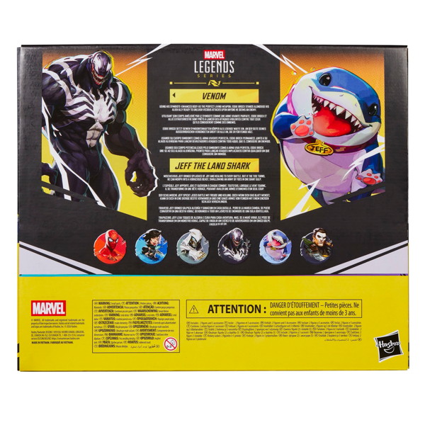 Hasbro《Marvel Rivals》人偶 蜘蛛人、猛毒與小鯊魚Jeff實體化 2026年出貨