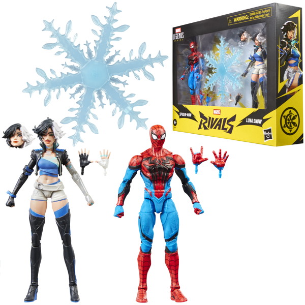 Hasbro《Marvel Rivals》人偶 蜘蛛人、猛毒與小鯊魚Jeff實體化 2026年出貨