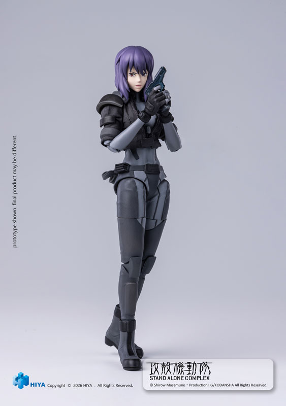 HIYA TOYS《攻殼機動隊》草薙素子模型 附布夾克與斷臂件
