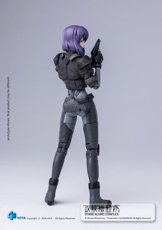 HIYA TOYS《攻殼機動隊》草薙素子模型 附布夾克與斷臂件
