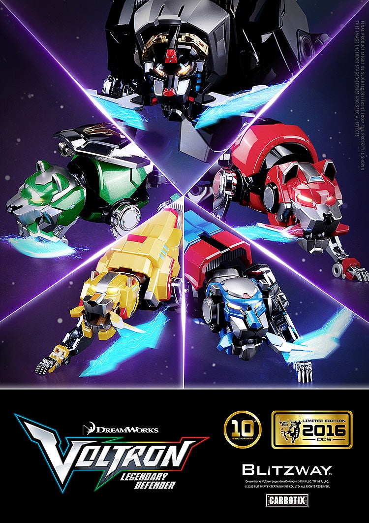 《Voltron》百獸王合金模型 限量2016套支援完全合體